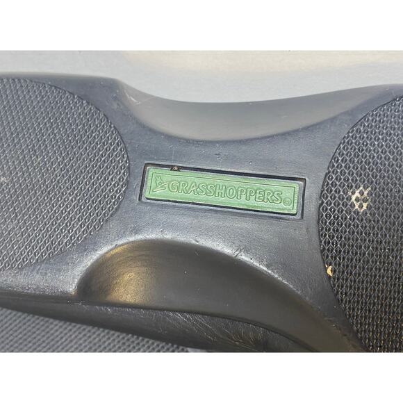 Keds Grasshopper Women's Red Hat Society Black Leather Loafers Embroidery Size 8 - Picture 8 of 8